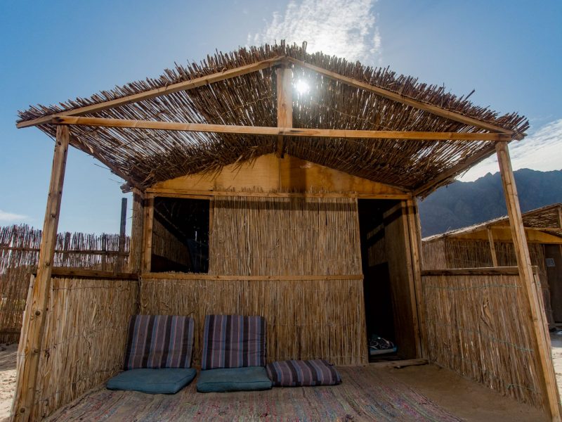 Hut with Fan and shared bathroom